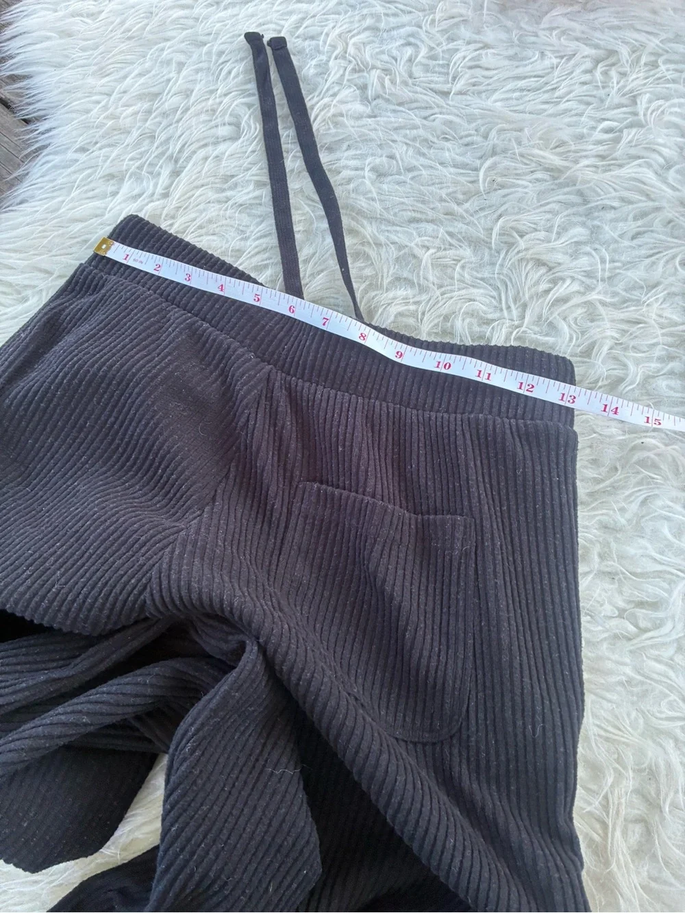🌺ALO Yoga Black Ribbed Drawstring Joggers🌺
